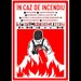 Semn pentru caz de incendiu si anuntarea pompieri